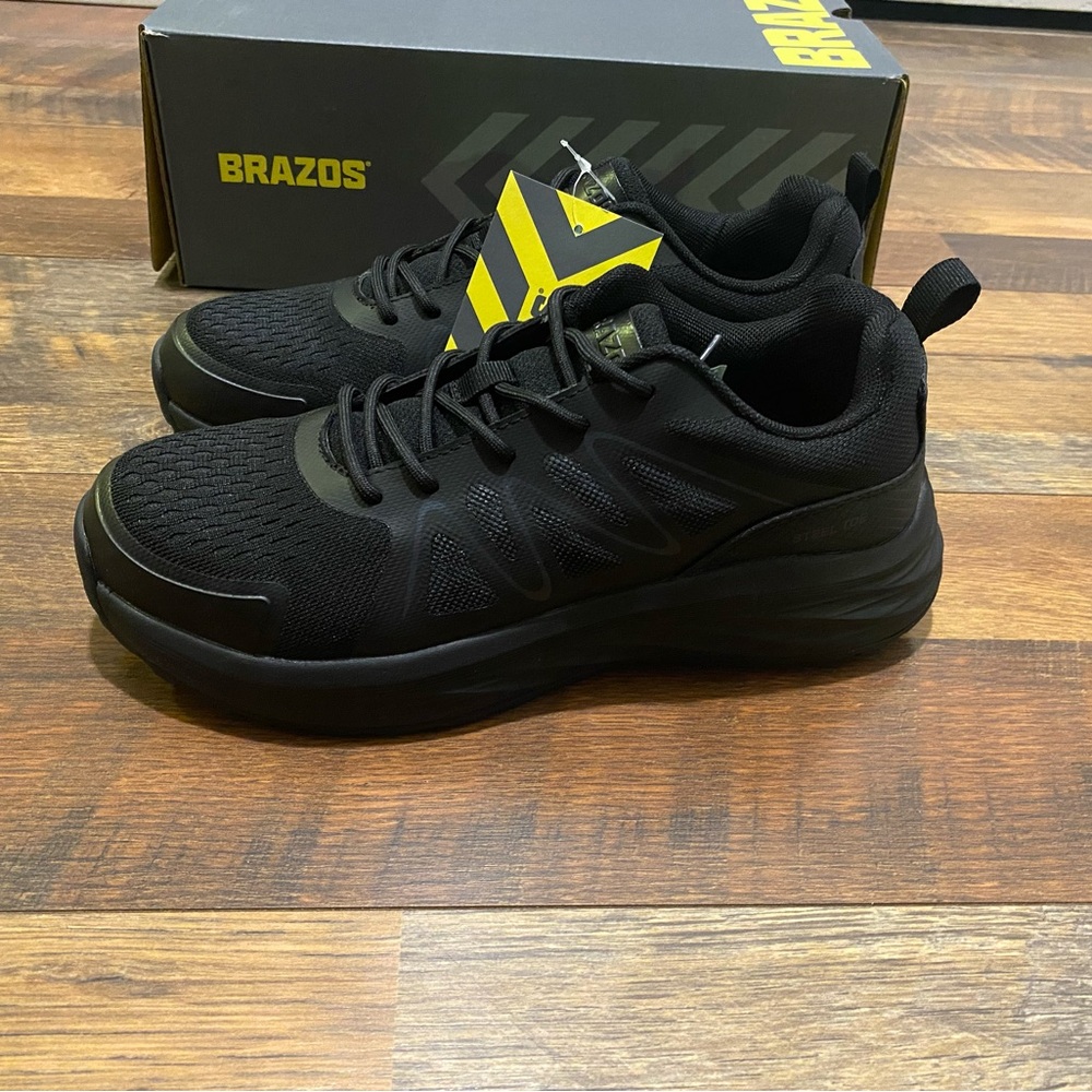 Steel toe slip resistant  by Brazos
